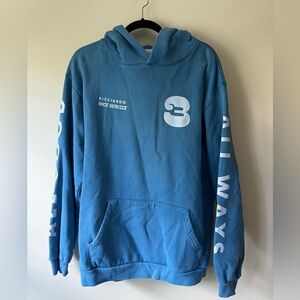 Daniel Ricciardo RIC3 All Good / All Ways Hoodie, Blue, Size L